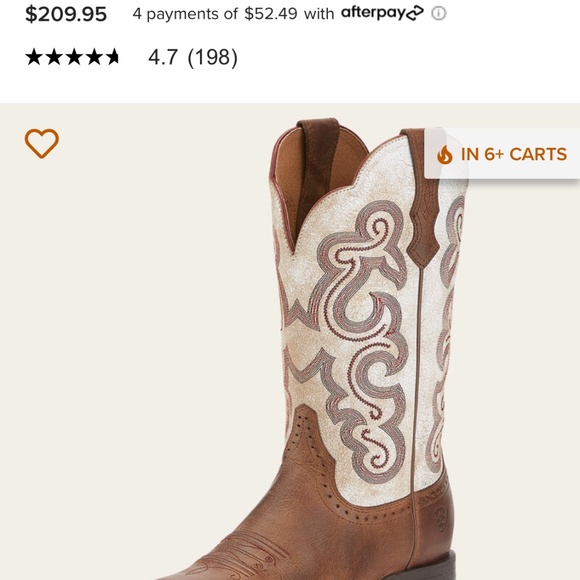 Ariat western boots - Picture 1 of 4
